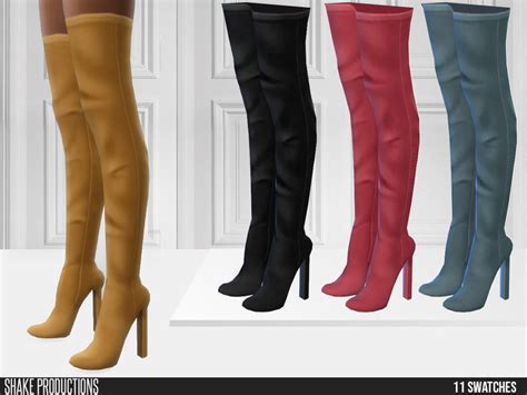 sims 4 heeled boots cc